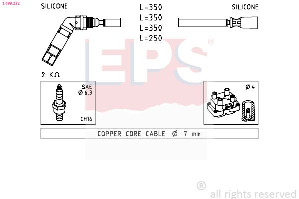 Set cablaj aprindere EPS 1.499.232