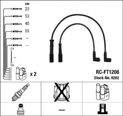 Set cablaj aprindere FIAT PANDA (169) (2003 - 2016