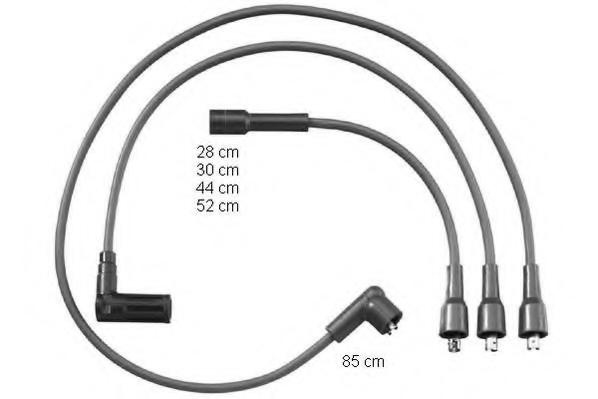 Set cablaj aprindere FIAT REGATA Weekend, FIAT STRADA I (138A), FIAT TIPO (160) - BERU ZEF779