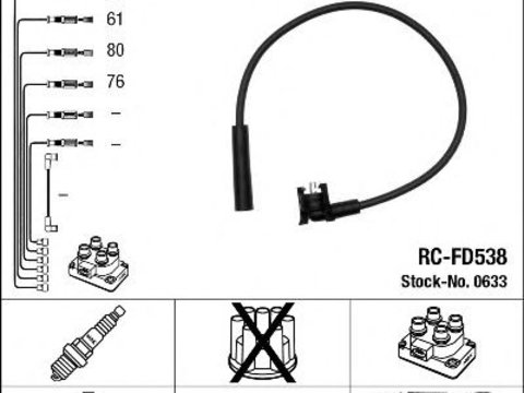 Set cablaj aprindere FORD COURIER caroserie (F3L, F5L) - Cod intern: W20101300 - LIVRARE DIN STOC in 24 ore!!!