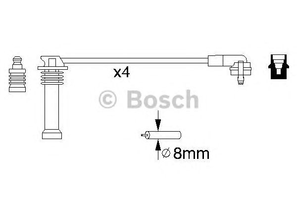 Set cablaj aprindere FORD FIESTA/ESC/MON 1,6-2,0 - Cod intern: W20276157 - LIVRARE DIN STOC in 24 ore!!!