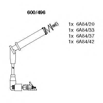 Set cablaj aprindere FORD FIESTA V Van (2003 - 201