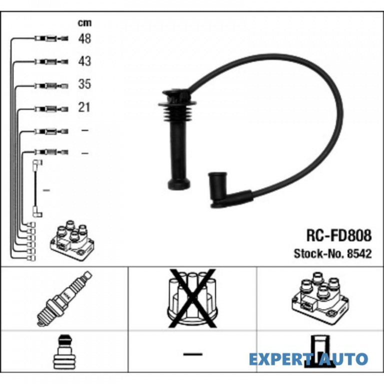 Set cablaj aprindere Ford FOCUS limuzina (DFW) 199