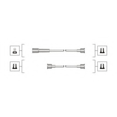 Set cablaj aprindere # Ford Scorpio 1985 1986 1987
