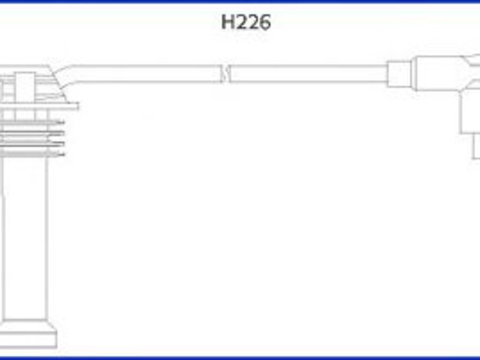 Set cablaj aprindere FORD TRANSIT CONNECT (P65_, P70_, P80_) (2002 - 2020) HITACHI 134672