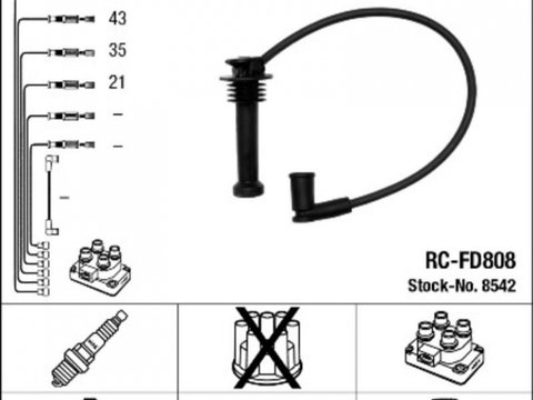 Set cablaj aprindere Ford TRANSIT CONNECT (P65_, P70_, P80_) 2002-2016 #2 0300891115