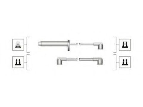 Set cablaj aprindere FORD TRANSIT Van (E_ _) (1994 - 2000) MAGNETI MARELLI 941319170112