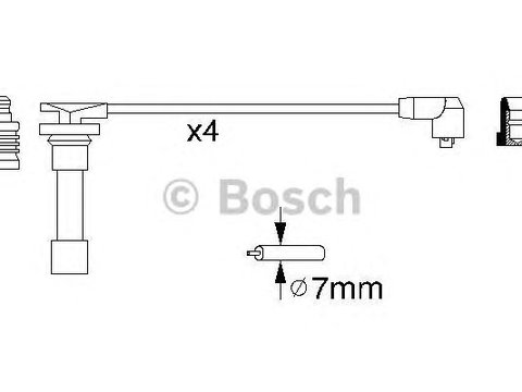 Set cablaj aprindere HONDA ACCORD/PRELUDE 2,0 16V - Cod intern: W20155996 - LIVRARE DIN STOC in 24 ore!!!