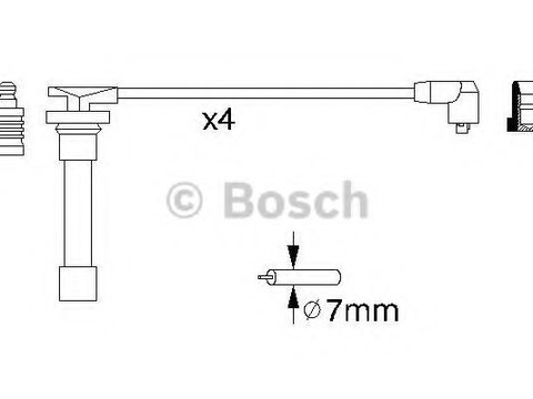 Set cablaj aprindere HONDA CIVIC Mk IV hatchback (MA, MB) (1994 - 2001) Bosch 0 986 356 721