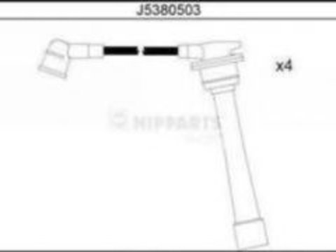 Set cablaj aprindere HYUNDAI LANTRA Mk II combi (J-2) (1996 - 2000) NIPPARTS J5380503