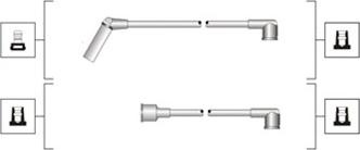 Set cablaj aprindere Ignition leads set HYUNDAI H-1 H-1 - STAREX H100 PONY 1.5-2.4 10.89-04.04 HYUNDAI H-1 / STAREX (A1), Autobuz, 06.1997 - Magneti Marelli 941319170091