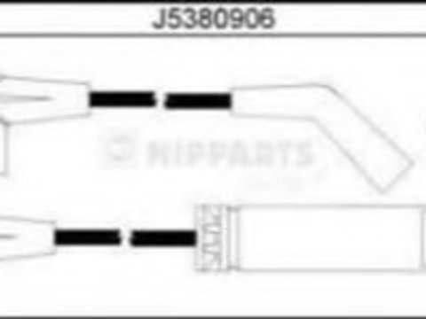 Set cablaj aprindere J5380906 NIPPARTS pentru Daewoo Nexia Daewoo Lanos Daewoo Kalos Chevrolet Kalos Chevrolet Lanos