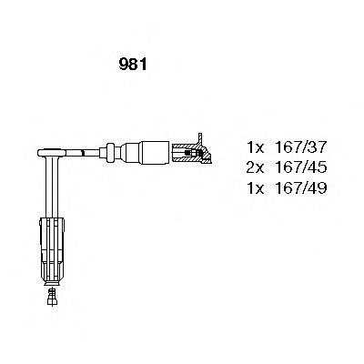 Set cablaj aprindere MERCEDES-BENZ C-CLASS (W202) 