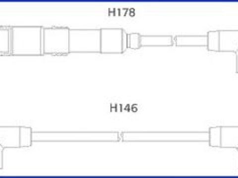 Set cablaj aprindere MERCEDES-BENZ COUPE (C124), MERCEDES-BENZ limuzina (W124), MERCEDES-BENZ KOMBI Break (S124) - HCO 134756