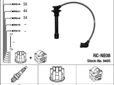 Set cablaj aprindere NGK 9405
