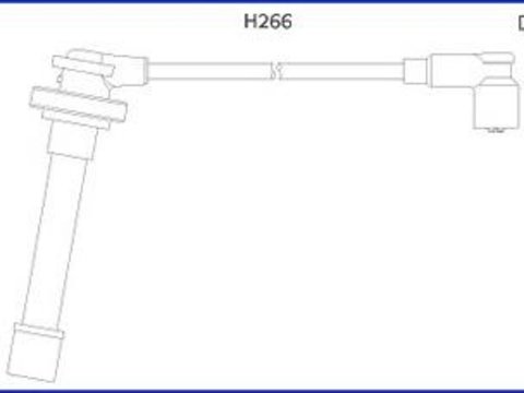 Set cablaj aprindere NISSAN NX/NXR (B13), NISSAN PRIMERA (P10), NISSAN SABRE III hatchback (N14) - HCO 134521