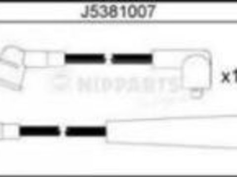Set cablaj aprindere NISSAN PICK UP II (D21) (1985 - 1998) NIPPARTS J5381007