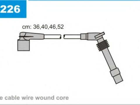 Set cablaj aprindere ODS226 JANMOR pentru Opel Corsa Opel Vita Opel Omega Opel Vectra