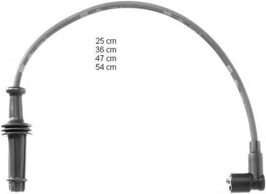 Set cablaj aprindere PEUGEOT 106 (1A, 1C), Citroen ZX (N2), PEUGEOT 306 hatchback (7A, 7C, N3, N5) - BERU ZEF813