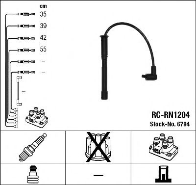 Set cablaj aprindere RENAULT CLIO IV - Cod intern: W20101361 - LIVRARE DIN STOC in 24 ore!!!