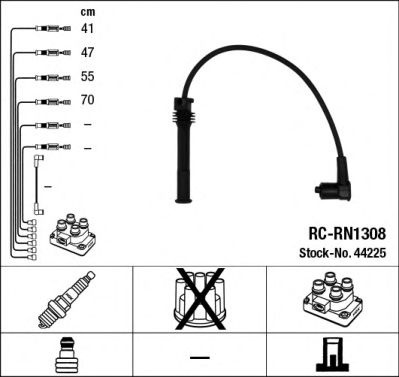 Set cablaj aprindere RENAULT CLIO Mk II (BB0/1/2_,