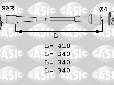 Set cablaj aprindere - SASIC 9284001