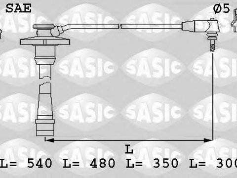 Set cablaj aprindere - SASIC 9286001