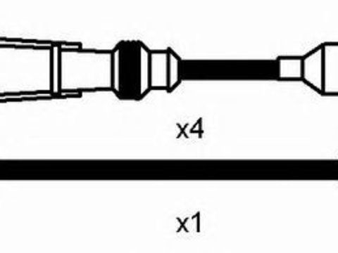 Set cablaj aprindere VW 1,8/2,0 A80/100 - Cod intern: W20101405 - LIVRARE DIN STOC in 24 ore!!!