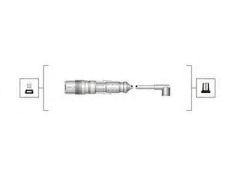 Set cablaj aprindere VW POLO (6N1), VW LUPO (6X1, 6E1), SEAT CORDOBA (6K2) - MAGNETI MARELLI 941319170119