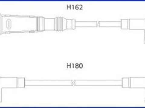 Set cablaj aprindere VW POLO (6N1), VW POLO limuzina (6KV2), SEAT CORDOBA Vario (6K5) - HCO 134711