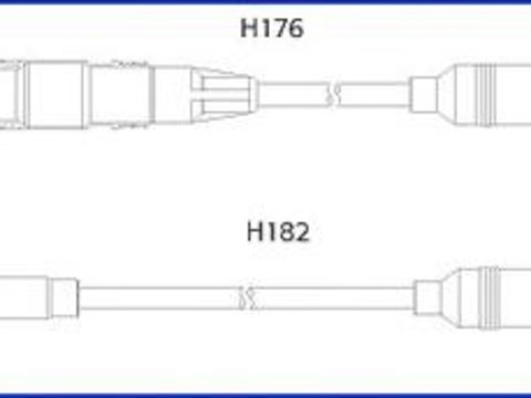 Set cablaj aprindere VW SHARAN (7M8, 7M9, 7M6), SEAT ALHAMBRA (7V8, 7V9) - HCO 134817