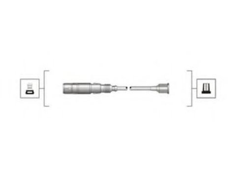 Set cablaj aprindere VW VENTO (1H2) (1991 - 1998) MAGNETI MARELLI 941319170086