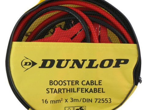 Set Cabluri Transfer Curent Pornire Auto Dunlop, 220A, 3M DNP0010