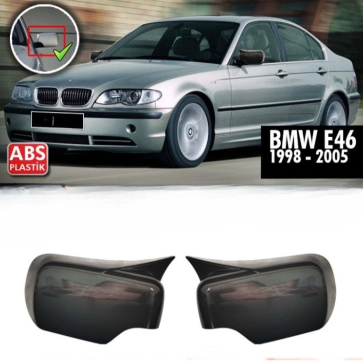 Set Carcase Capace Oglinzi Bmw Seria 3 E46 1998-2005 Batman Negru Gloss Black BAT10100 / C507-BAT2 170324-4