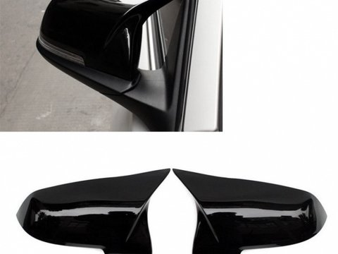 Set Carcase Capace Oglinzi Bmw Seria 3 F31 2012-2019 M Look Gloss Black 8029 Negru