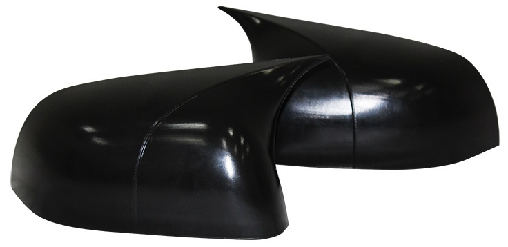 Set Carcase Capace Oglinzi Dacia Logan 2 2012→ Batman Negru Gloss Black 310522-12