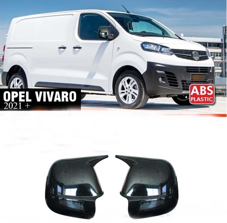 Set Carcase Capace Oglinzi Opel Vivaro 2021→ Batman Negru Gloss C605-BAT2 050924-21