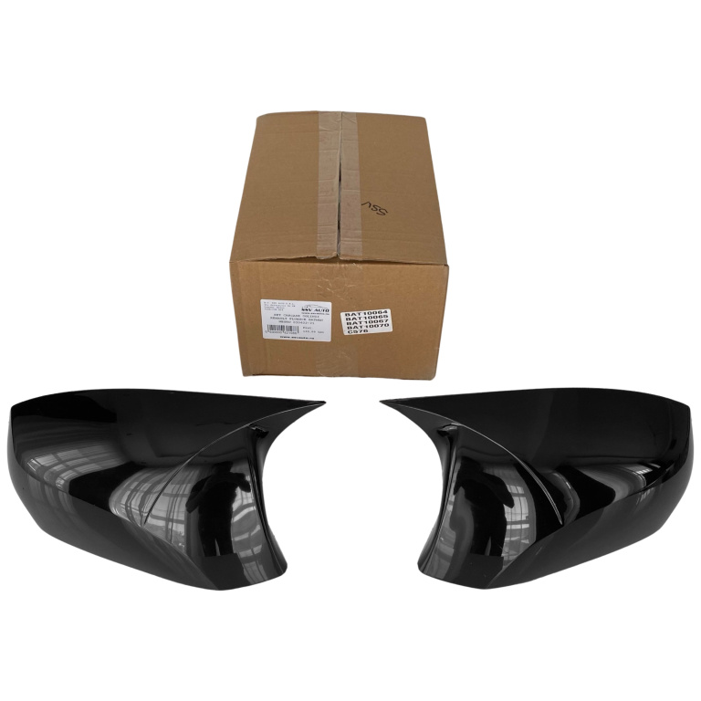 Set Carcase Capace Oglinzi Renault Fluence 2009-2016 Batman Negru Gloss Black 030622-21