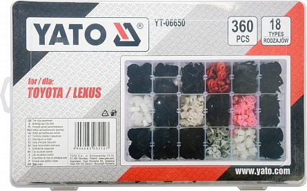Set Clipsuri Yato Toyota / Lexus 360 Buc Cod 06650 020620-3