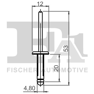 Set clipuri sustinere, caroserie FA1 22-20002.5