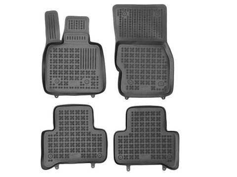 Set covorase auto ALFA ROMEO STELVIO, 06.2017-,negru, elastomer