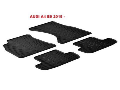 Set covorase auto cauciuc dedicate Audi A4 B9 2015 -