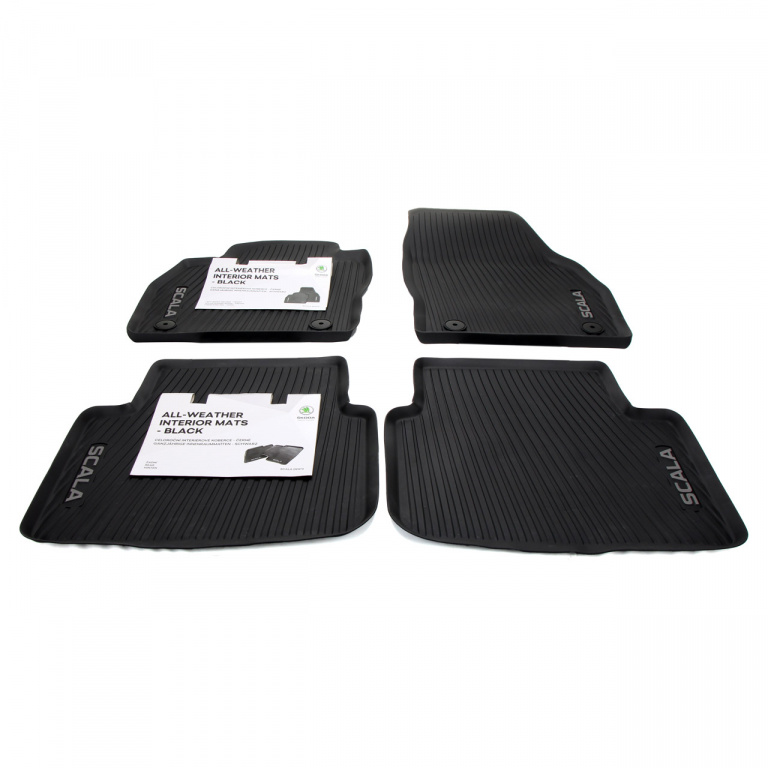 Set Covorase Auto Cauciuc Fata + Spate Oe Skoda Scala 2019→ 657061502 + 657061512