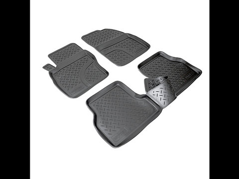 SET COVORASE AUTO CAUCIUC FIT FORD FOCUS II (2004-2008) - 5 PCS