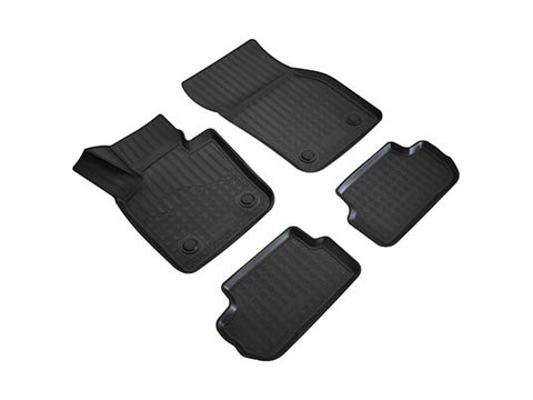 SET COVORASE AUTO CAUCIUC FIT MINI HATCH (F56) 3D (2014-2018) (3 PORTIERE) - 4 PCS