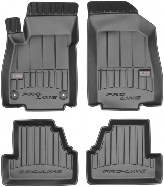 Set Covorase Auto Cauciuc Negro Chevrolet Trax 201