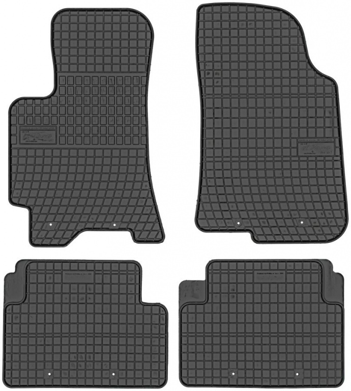Set Covorase Auto Cauciuc Negro Daewoo Lanos T100/T150 1997-2002 0704