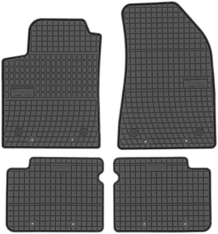 Set Covorase Auto Cauciuc Negro Fiat Bravo 2007-2014 0913