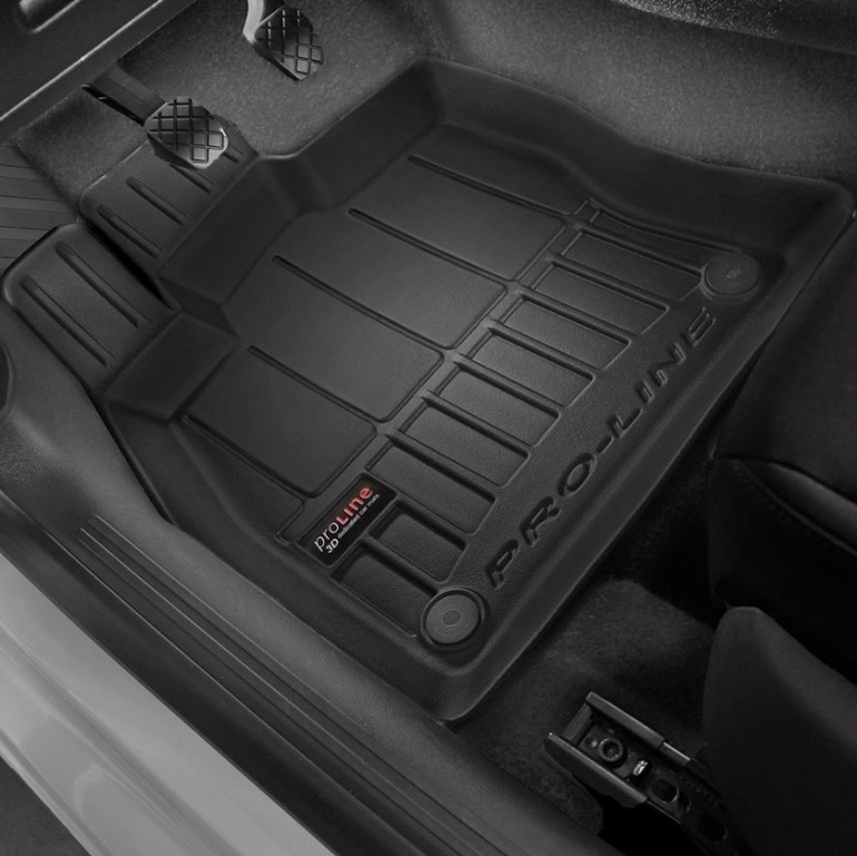 Set Covorase Auto Cauciuc Negro Ford Gra