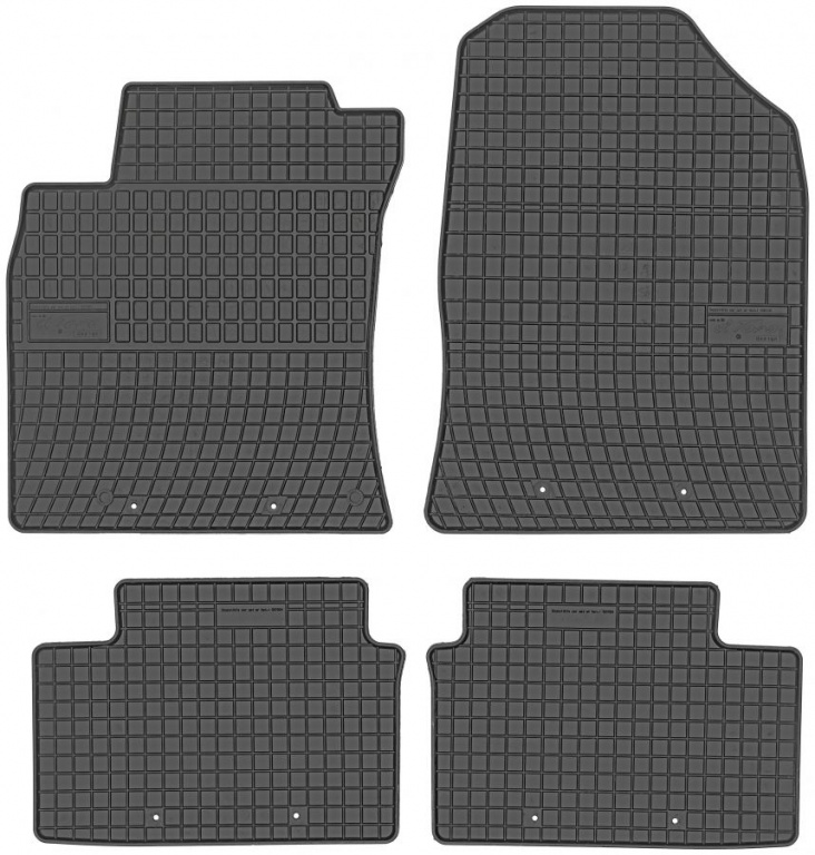 Set Covorase Auto Cauciuc Negro Kia Ceed 3 2018→ 402119